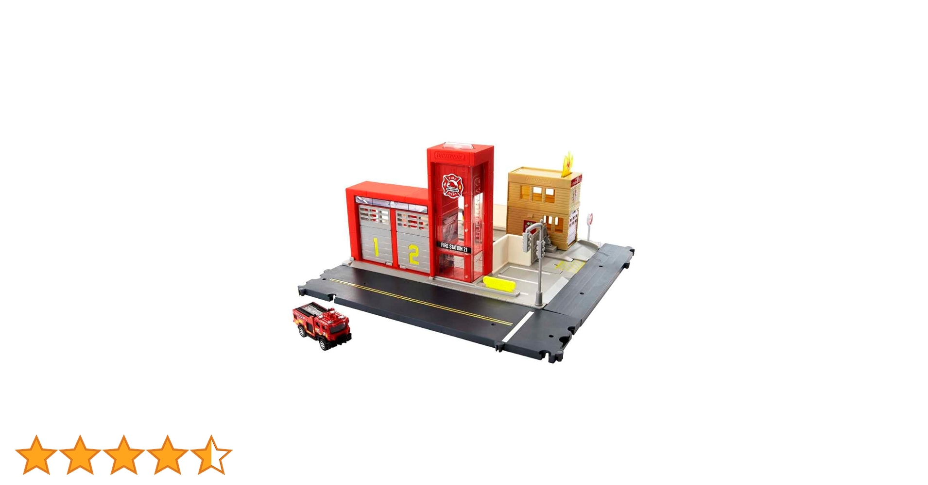 Amazon.co.jp: マッチボックス(Matchbox) 出動! 消防署 プレイ